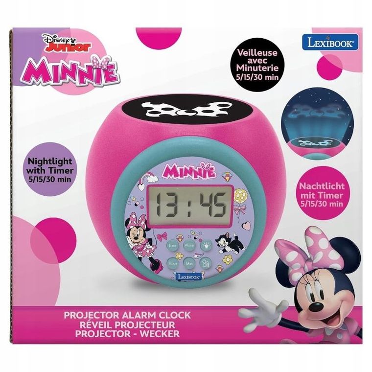 Lexibook, Myszka Miki, budzik z projektorem