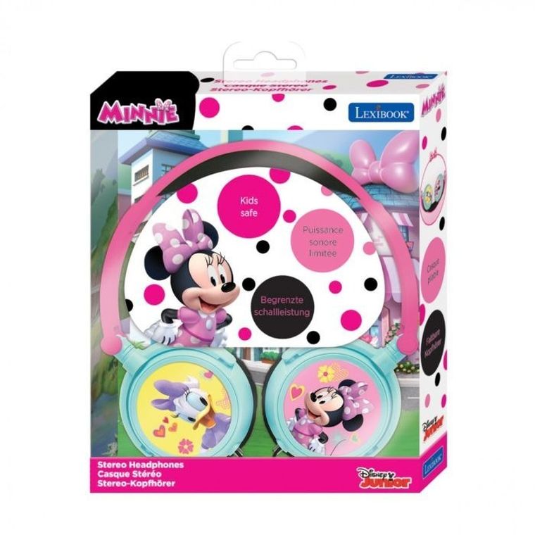 Lexibook, Myszka Minnie, składane słuchawki przewodowe