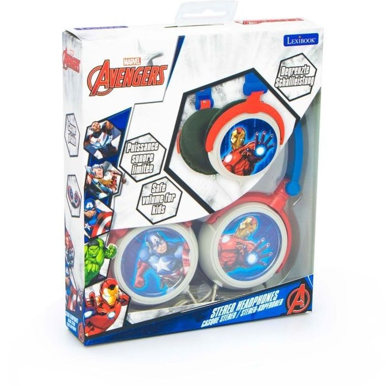 Lexibook, The Avengers, składane słuchawki przewodowe