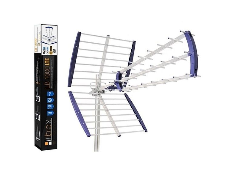 Libox, antena kierunkowa, zewnętrzna, LB1000, 16,5 dB, Typ F