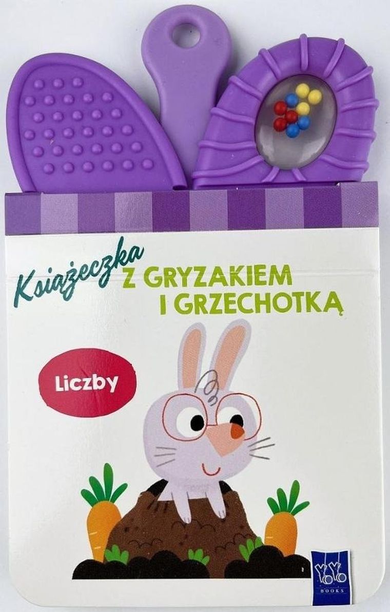 Liczby. Książeczki z gryzakiem i grzechotką