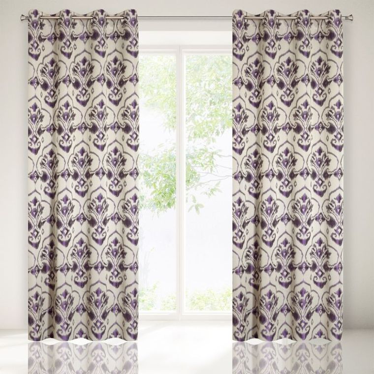 Lidia, zasłona żakardowa, z eleganckimi ornamentami, 140-250 cm