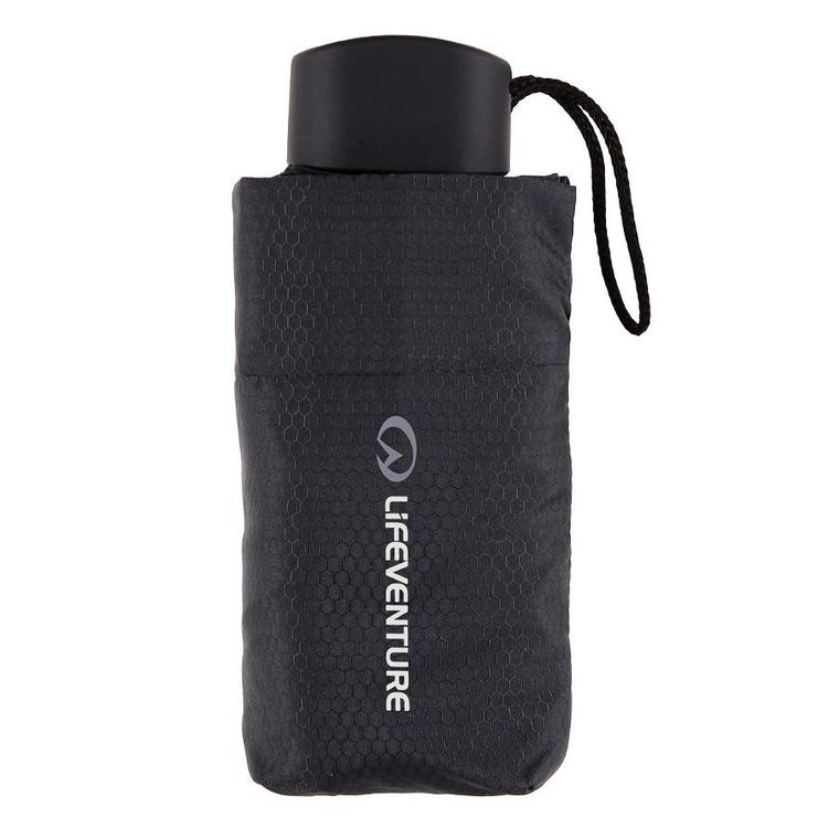 Lifeventure, parasolka kompaktowa, czarna