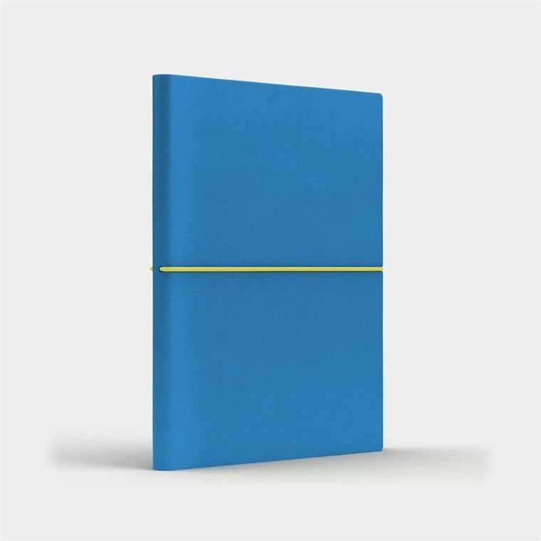 Like U, Fun S, notatnik B6, kratka, niebieski/cytrynowy, 1 szt.