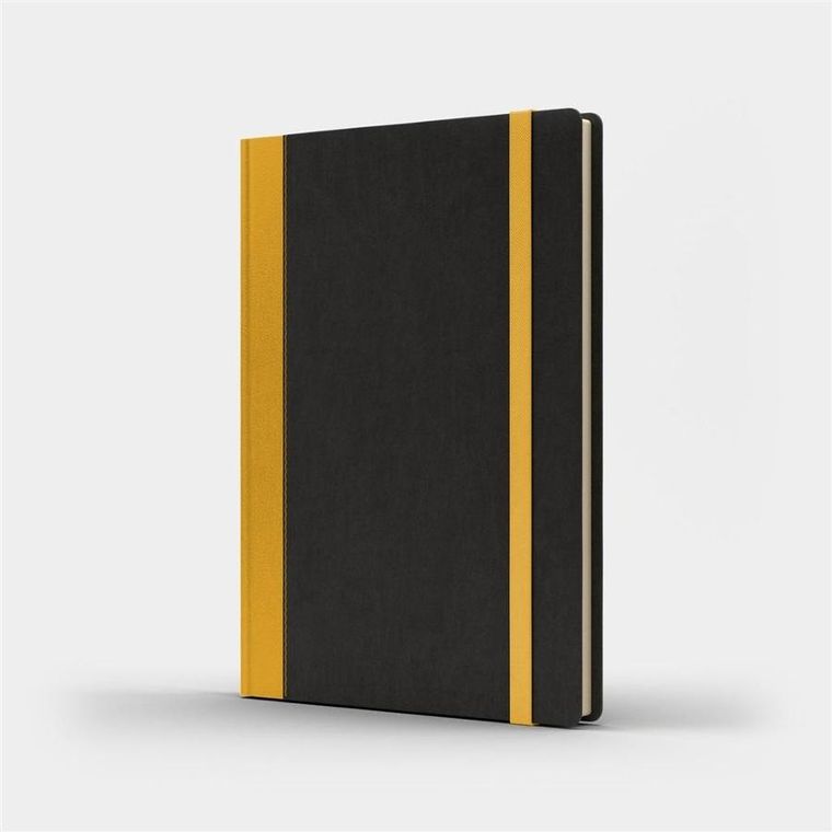 Like U, Pro M+, notatnik A5, linia, czarny/żółty, 1 szt.