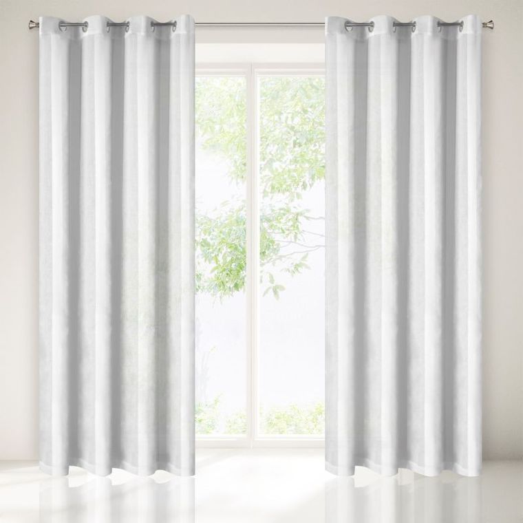 Lilian, zasłona gotowa, w pionowe ozdobne pasy, 140-250 cm