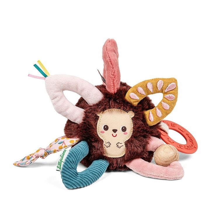 Lilliputiens, Jeżyk Leon, piłeczka aktywizująca, wielofunkcyjna, 3m+