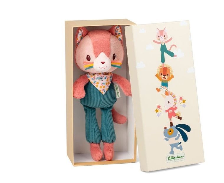 Lilliputiens, Kotka Jeanne, maskotka w ozdobnym pudełku, 3m+