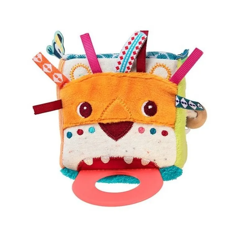 Lilliputiens, Lew Jack, kostka aktywizująca, wielofunkcyjna, 3m+