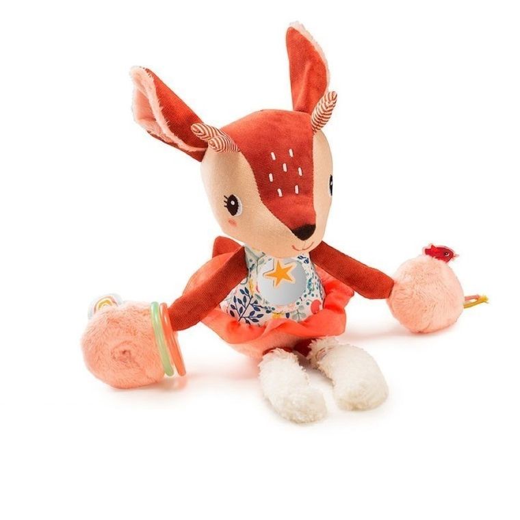 Lilliputiens, maskotka aktywizująca, wielofunkcyjna, Sarenka Stella, 9 m+