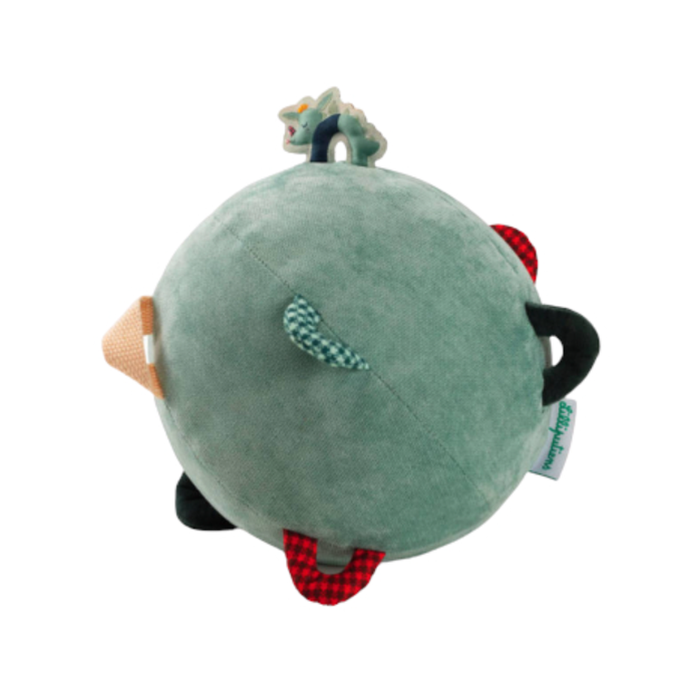 Lilliputiens, Smok Joe, piłeczka sensoryczna z dźwiękiem, 6m+