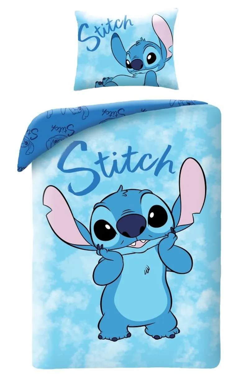 Lilo i Stitch, 2-częściowy komplet pościeli bawełnianej, 140-200 cm