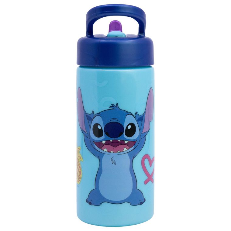 Lilo i Stitch, Bidon Playground ze słomką, 420 ml