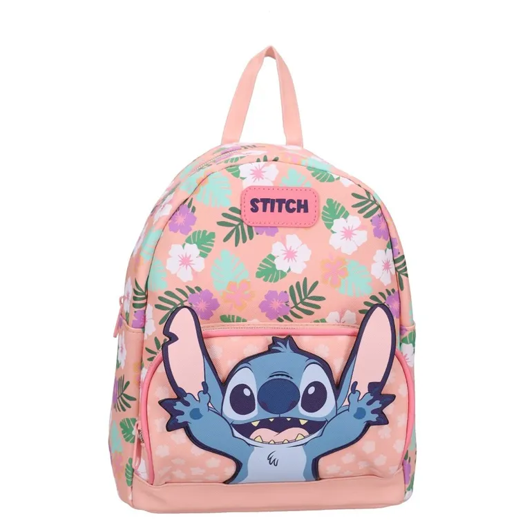 Lilo i Stitch, Carry the Cuteness, plecak dla przedszkolaka, różowy