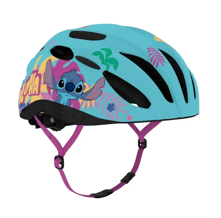 Lilo i Stitch, kask rowerowy in-mold