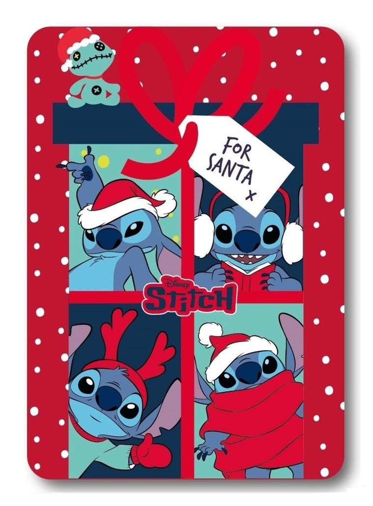 Lilo i Stitch, koc polarowy, 100-140 cm