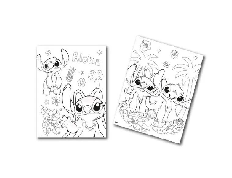 Lilo i Stitch, malowanie po numerkach