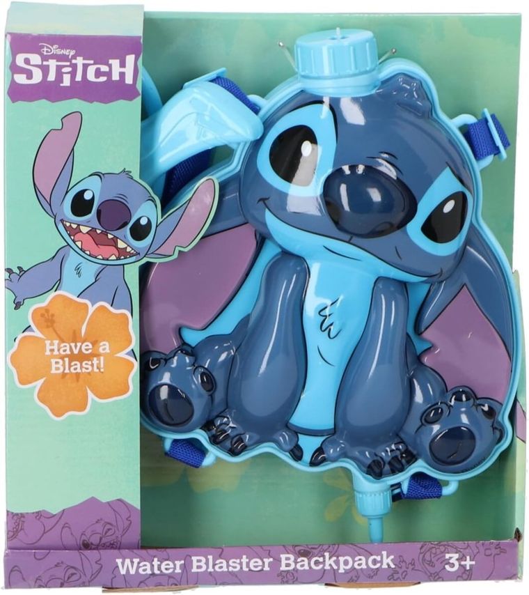 Lilo i Stitch, plecak z pistoletem na wodę