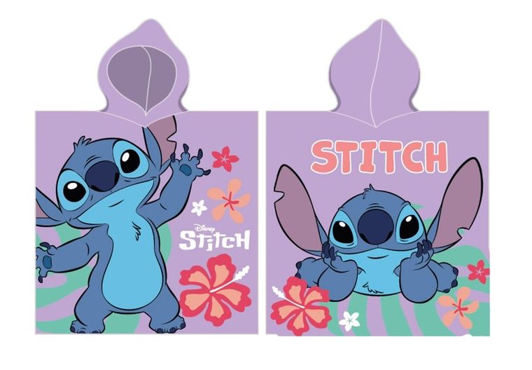 Lilo i Stitch, poncho z kapturem, ręcznik, 55-110 cm