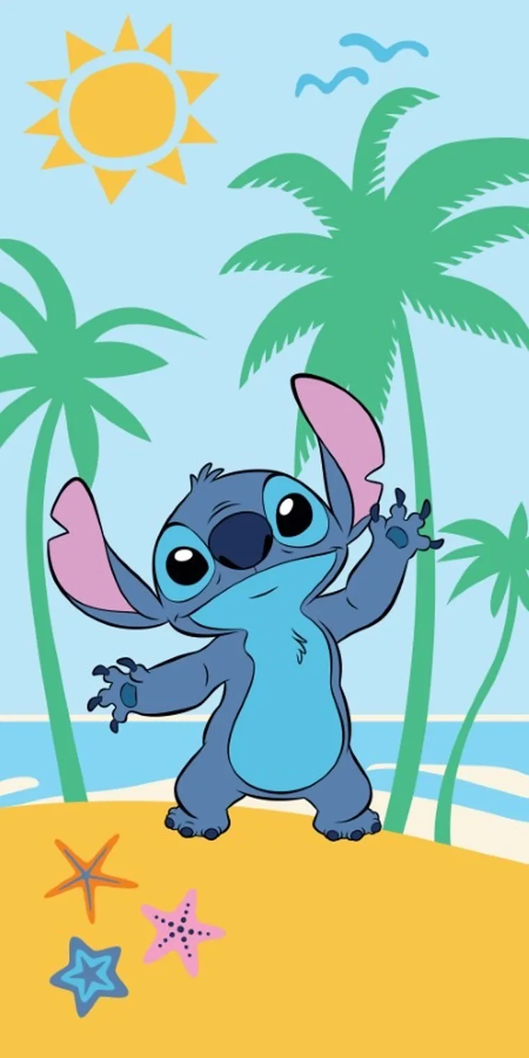 Lilo i Stitch, ręcznik kąpielowy, plażowy, bawełniany, 70-140 cm