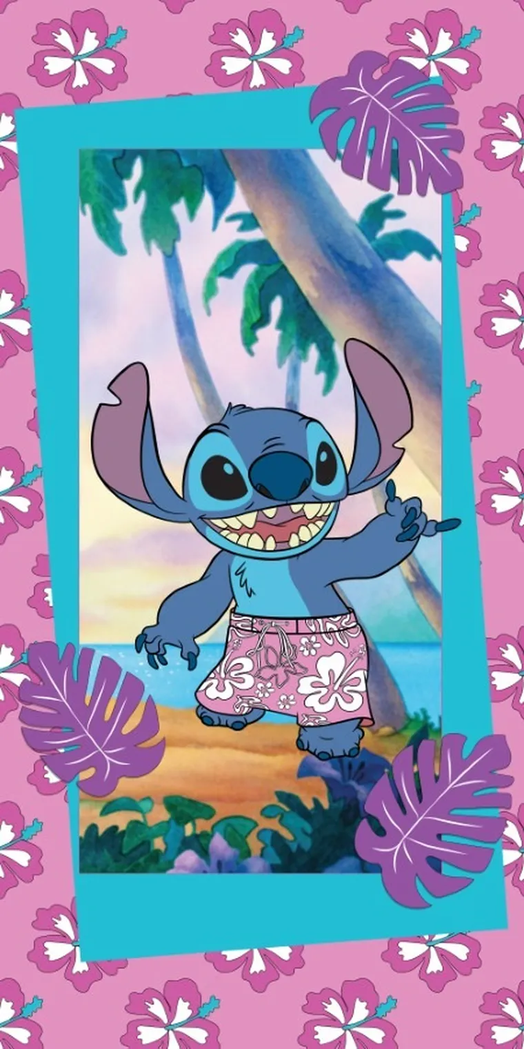 Lilo i Stitch, ręcznik kąpielowy, plażowy, bawełniany, 70-140 cm