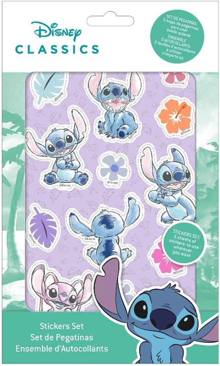Lilo i Stitch, zestaw 100 naklejek