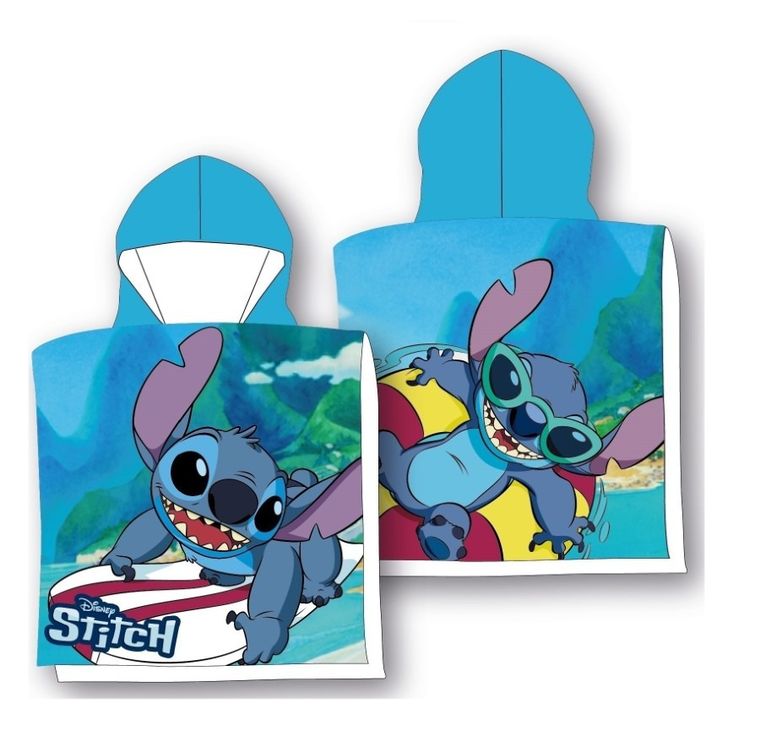Lilo&Stitch, poncho, okrycie kąpielowe, 55-110 cm