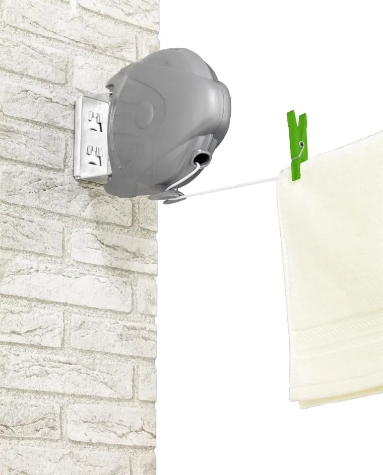 Linka na pranie, zwijana, 15 m