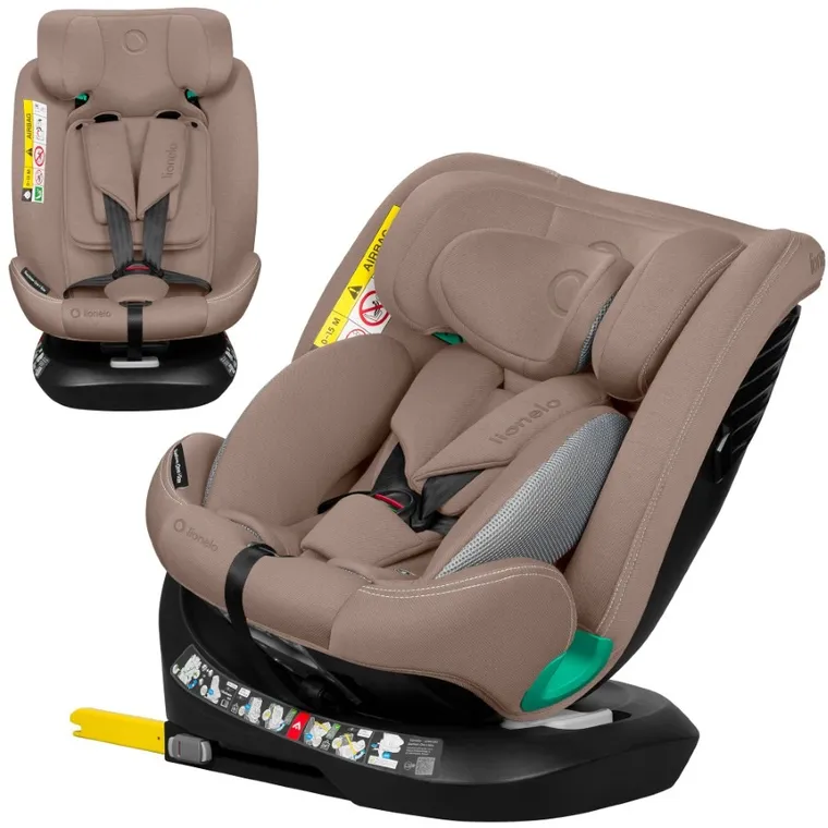 Lionelo, Bastiaan One, I-Size, fotelik samochodowy, Beige Sand, 40-150 cm