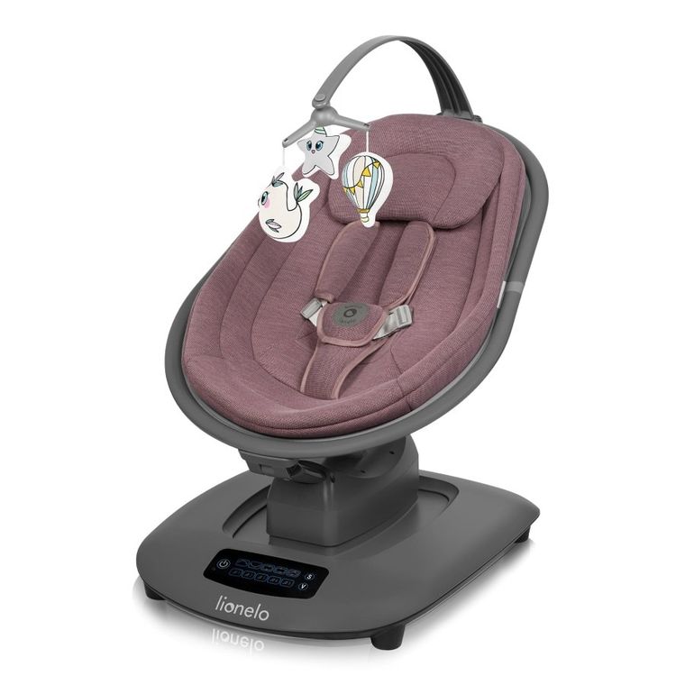 Lionelo, Blossom, elektryczny bujaczek, Pink Mauve