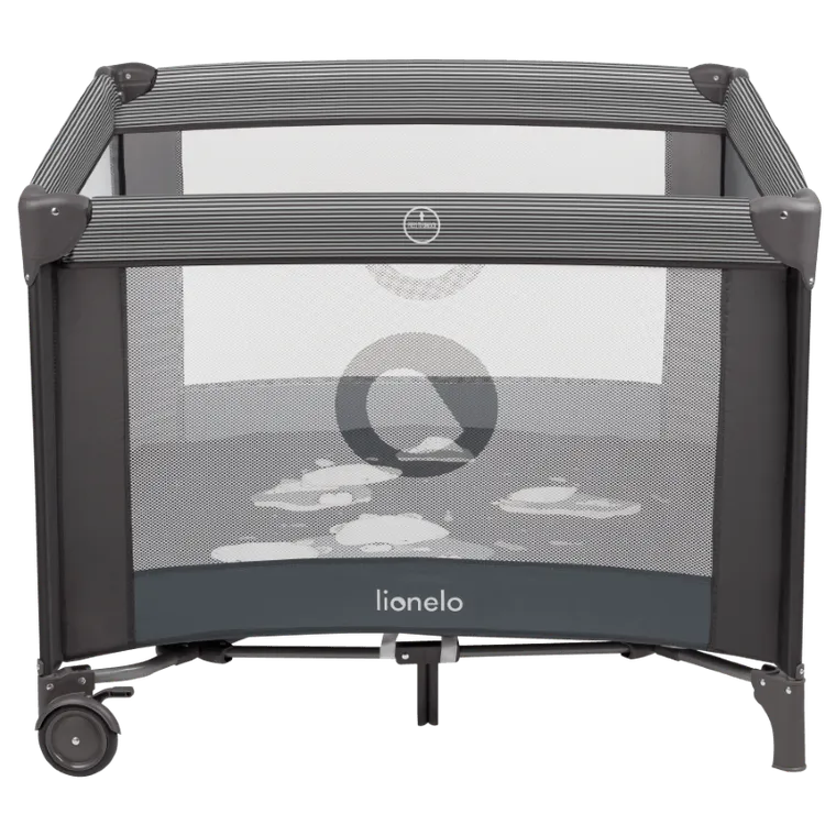 Lionelo, Bonnie, kojec dla dzieci, Grey Scandi