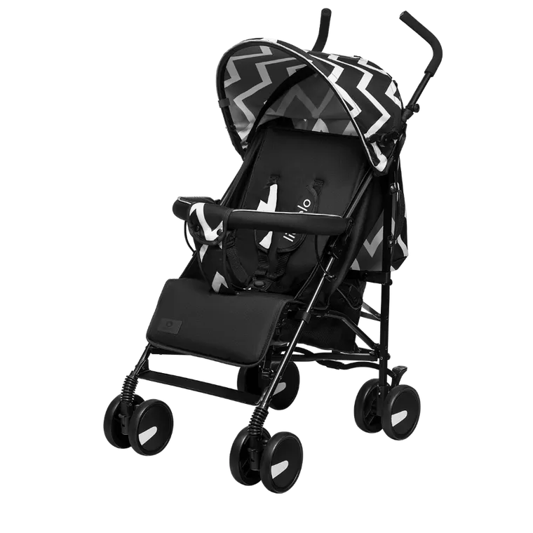 Lionelo, Elia Oslo, wózek spacerowy, czarno-biały