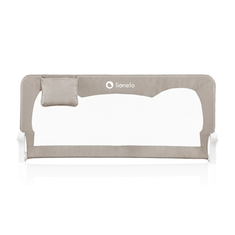 Lionelo, Hanna, barierka zabezpieczająca na łóżko, 66 cm, Beige Melange