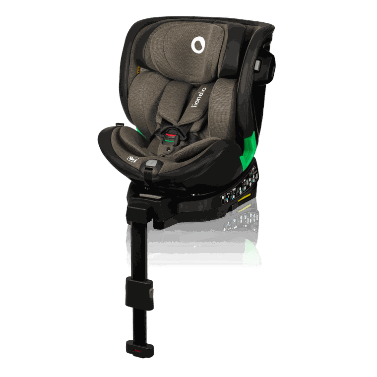 Lionelo, Harmony, I-Size, fotelik samochodowy, Olive Leather, 40-150 cm