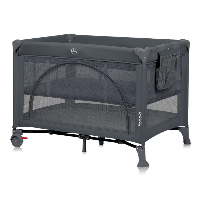Lionelo, Laura, kompaktowe łóżeczko turystyczne, Grey Concrete