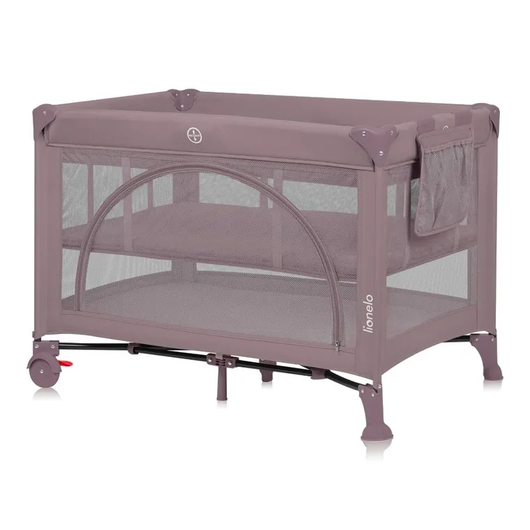 Lionelo, Laura, kompaktowe łóżeczko turystyczne, Pink Nude