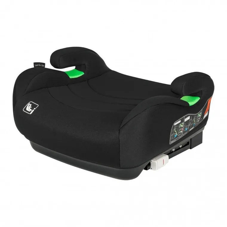 Lionelo, Luuk Fix, I-size, fotelik samochodowy, 125-150 cm, Black Carbon