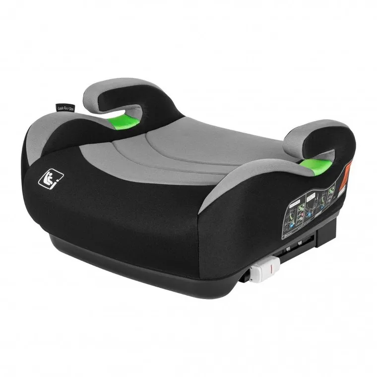 Lionelo, Luuk Fix, I-size, fotelik samochodowy, 125-150 cm, Grey Stone