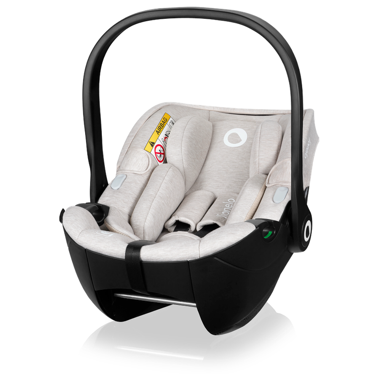 Lionelo, Moxie, i-Size, fotelik samochodowy, Beige Sand, 40-87 cm