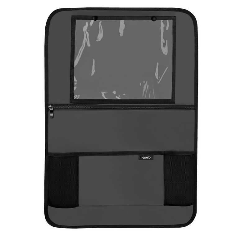 Lionelo, organizer na przedni fotel samochodowy, szary