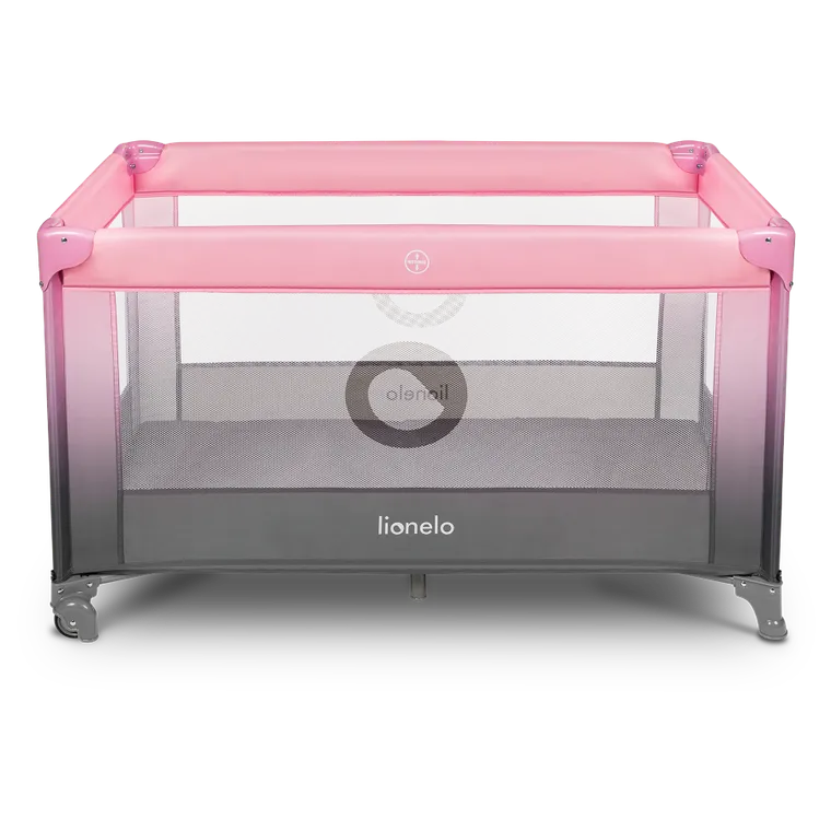 Lionelo, Stefi, łóżeczko turystyczne, Pink Ombre