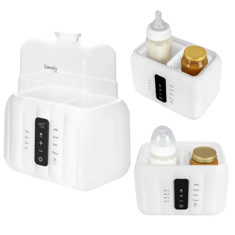 Lionelo, Thermup Double, podgrzewacz do butelek, sterylizator, white