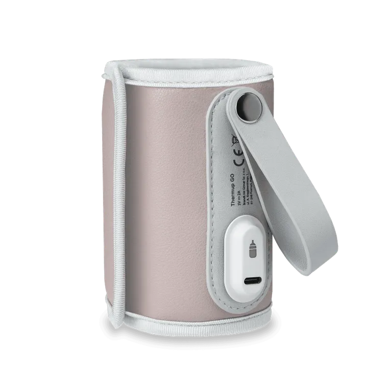 Lionelo, ThermUp Go, przenośny podgrzewacz do butelek, Pink