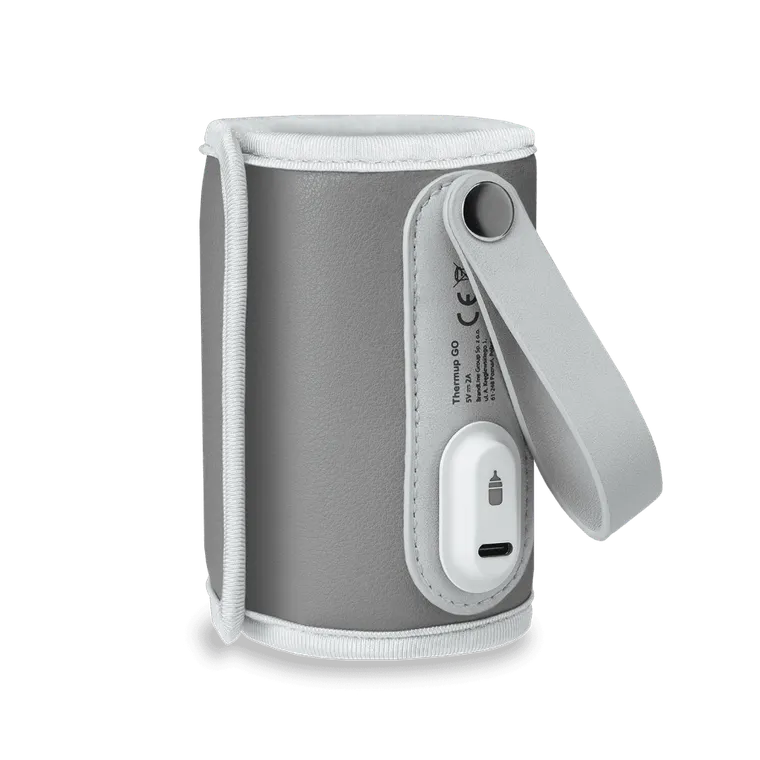 Lionelo, ThermUp Go, przenośny podgrzewacz do butelek, szary