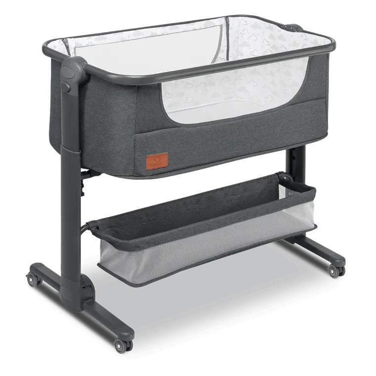 Lionelo, Timon, łóżeczko dostawne, Graphite