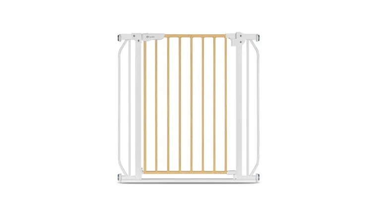 Lionelo, Truus Slim, bramka ochronna, White Natural, 75-105 cm