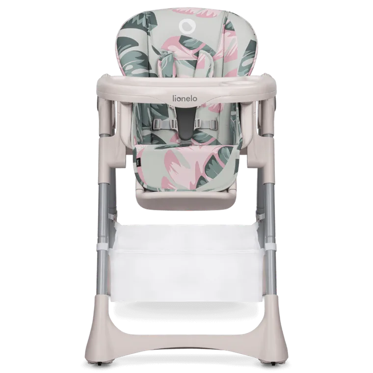 Lionelo, Zanna, krzesełko do karmienia, Pink Bubblegum