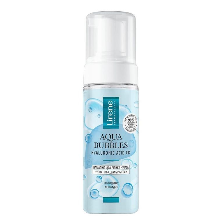 Lirene, Aqua Bubbles, nawadniająca pianka myjąca, 150 ml