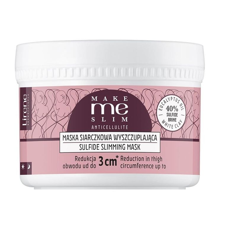 Lirene, Make Me Slim Anticellulite, maska siarczkowa wyszczuplająca, 200g