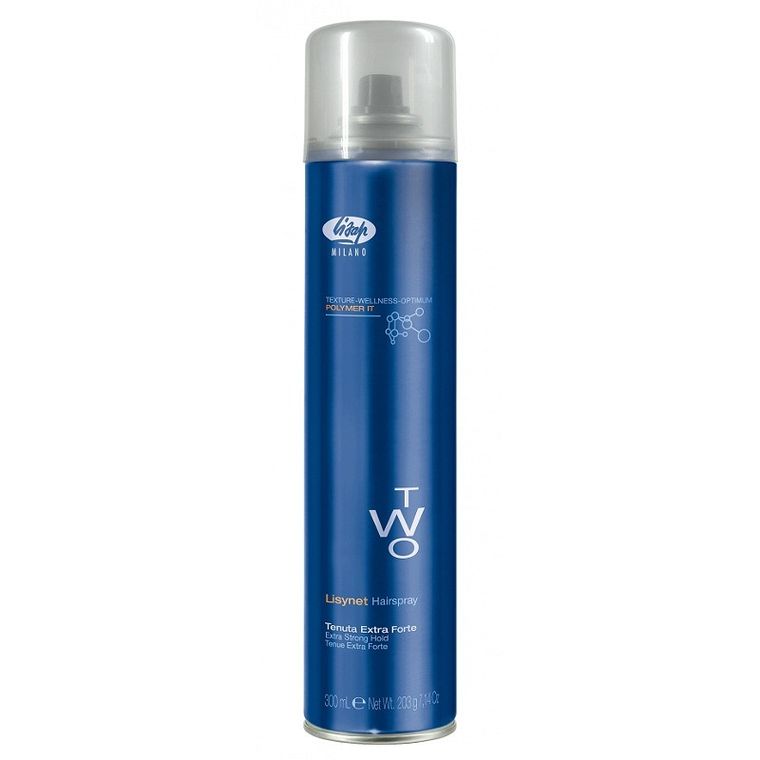 Lisap, Lisynet Two, mocno utrwalający lakier do włosów bez gazu, 300 ml